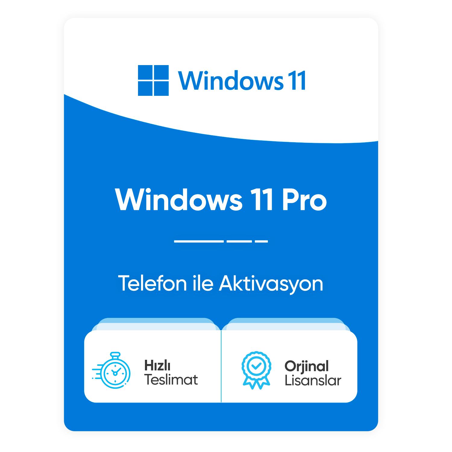 Windows 11 Pro – Telefon Aktivasyon